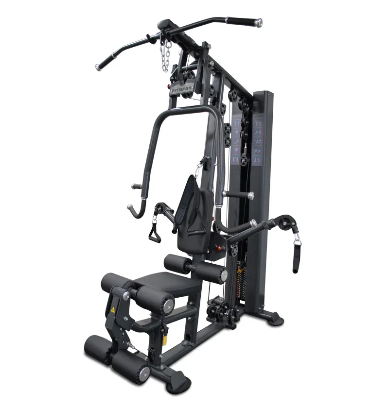 Home gym multi-station equipment for full body workouts
